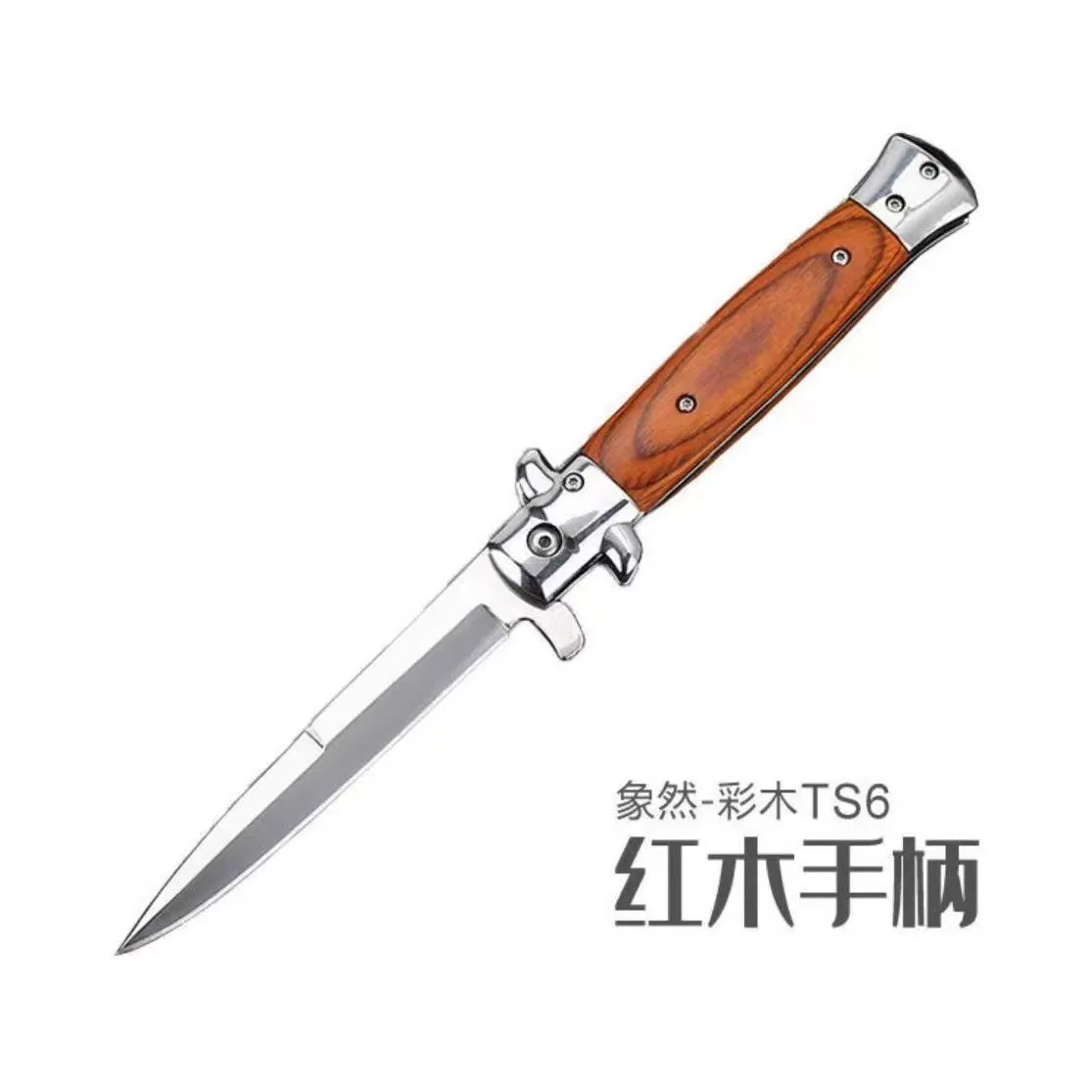 Miniatura 4 de CUCHILLO PLEGABLE MADERA