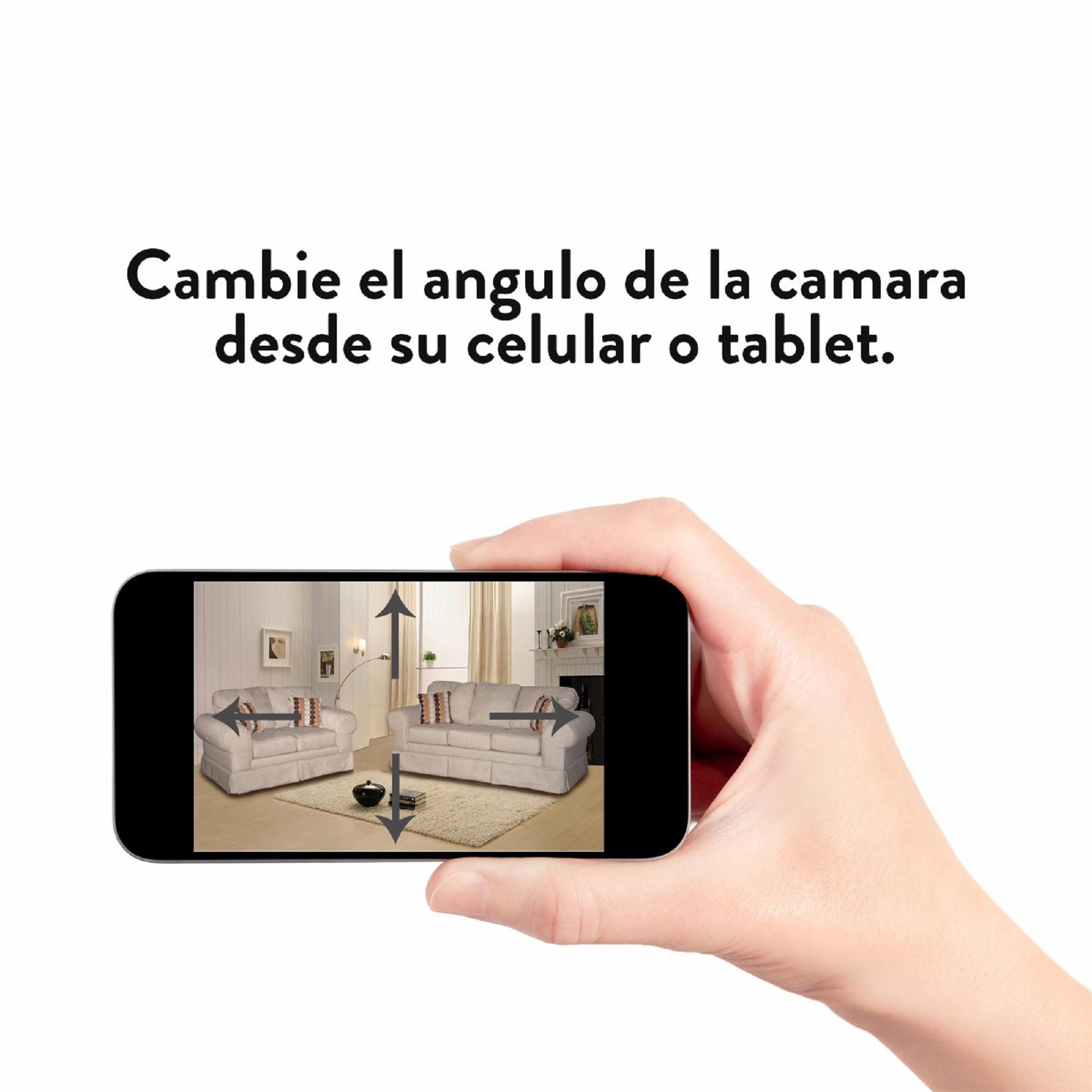 Camara Seguridad Wifi Robotica 3 Antenas