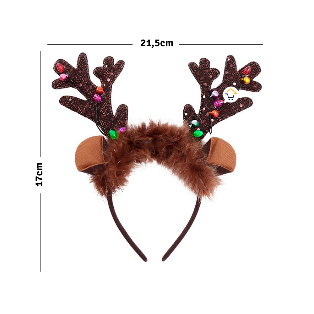 Miniatura 9 de Delantal Navideño x2 + Cuernos Reno X2