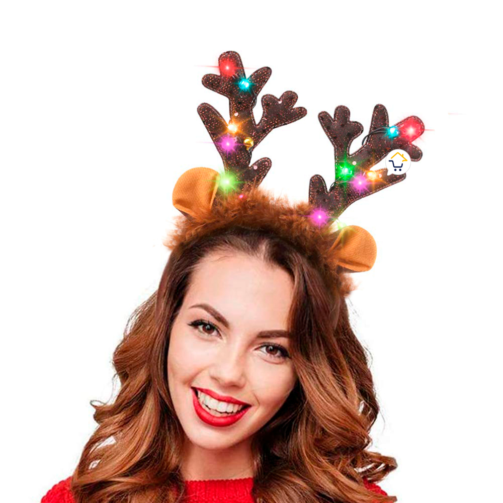 Miniatura 7 de Delantal Navideño x2 + Cuernos Reno X2