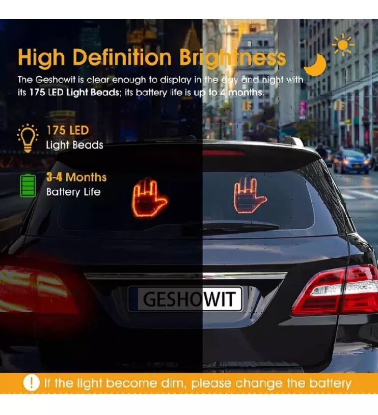 Miniatura 4 de SEÑAL LED MANO CARRO SENAL