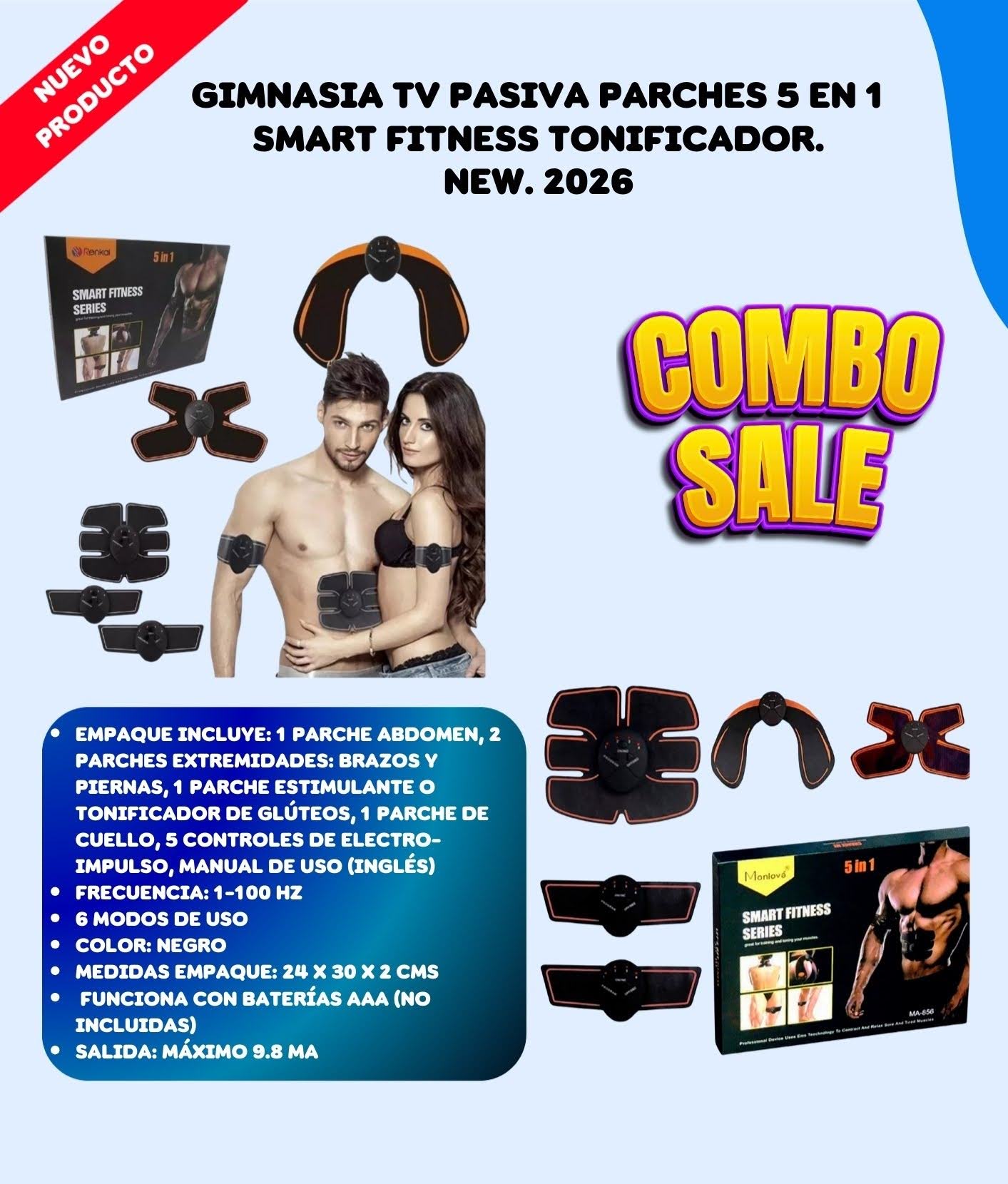 Gimnasia Pasiva Smart Fitness 5 En 1