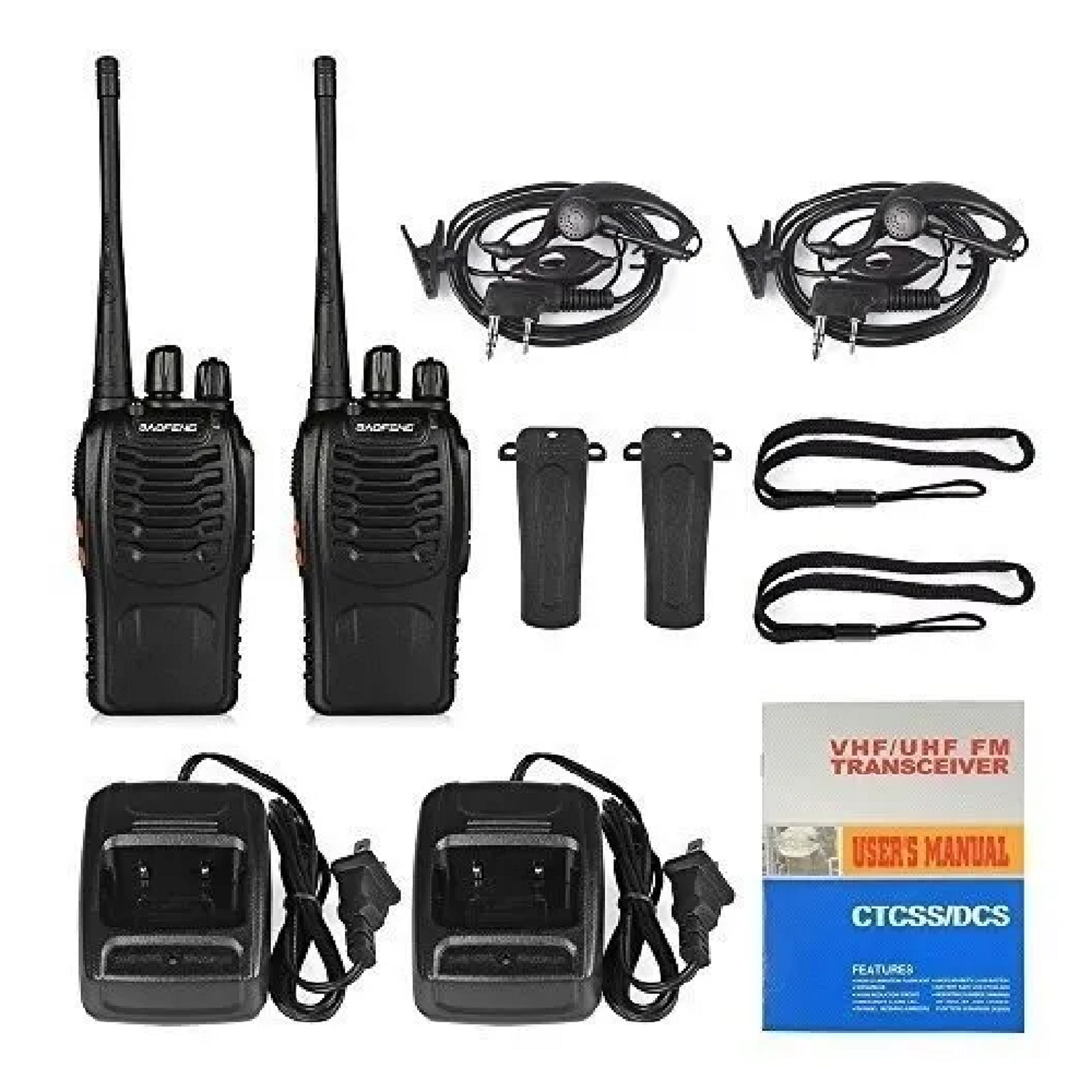 Miniatura 4 de Kit 2 Radios Comunicación Walkie Talkie
