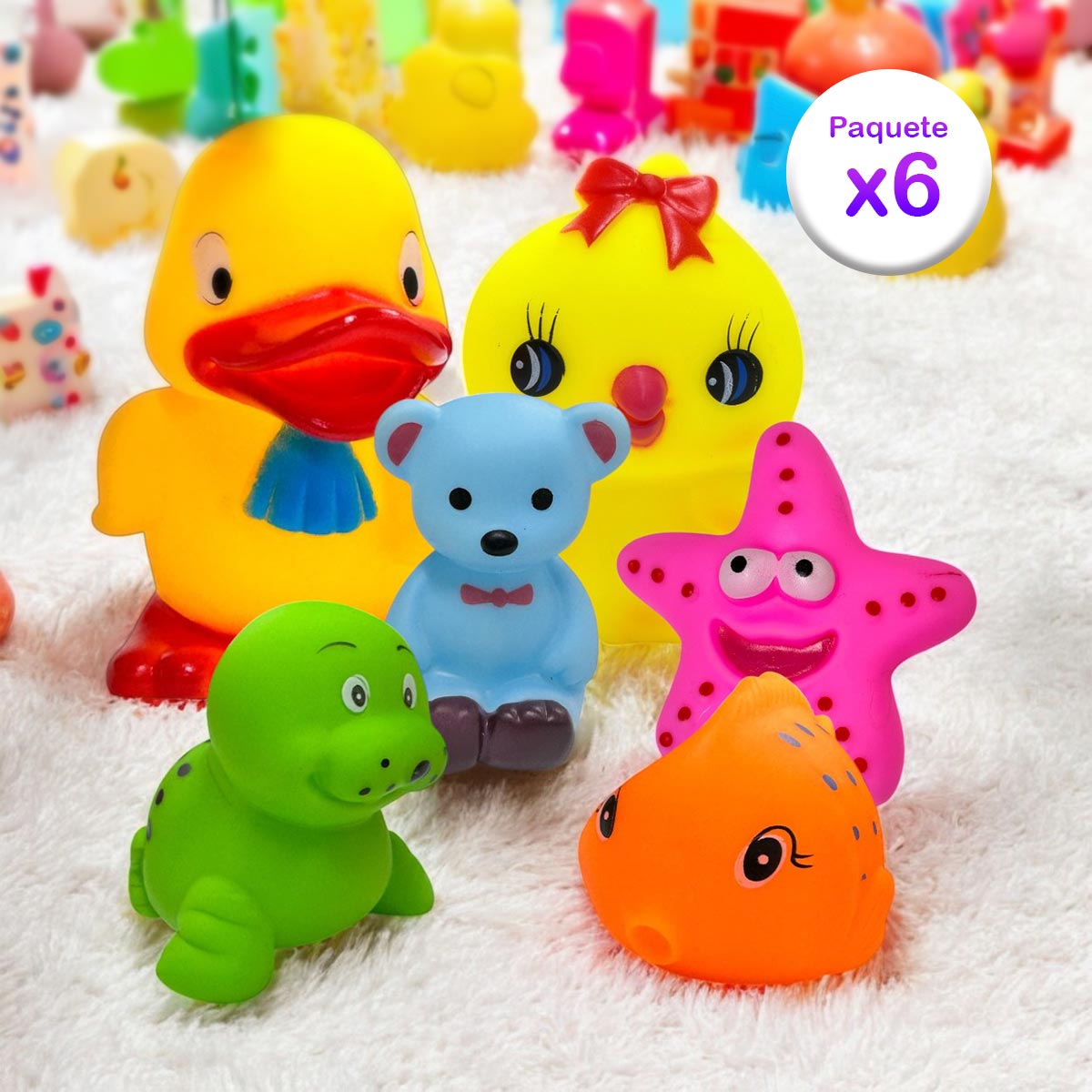 Miniatura 4 de Juguetes Chillones x6 para Bebes 87-9