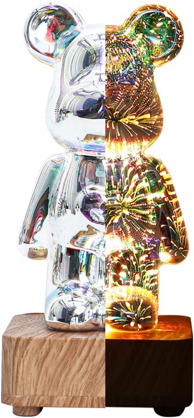 Miniatura 4 de Lámpara de luz LED 3D con luz LED de Oso