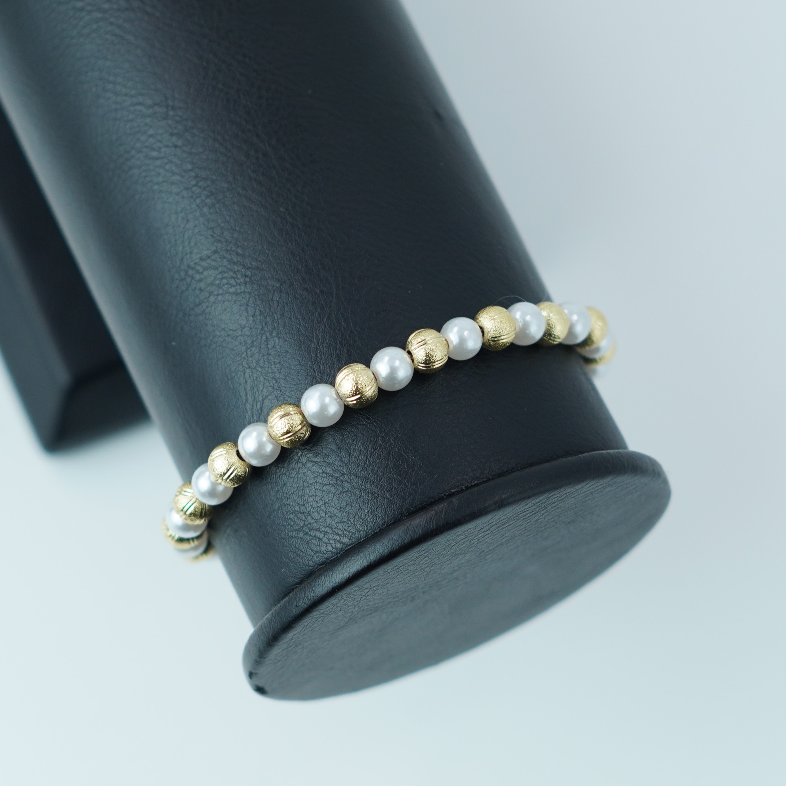 PULSERA PERLA MEDIANA BALIN DIAMANTADO