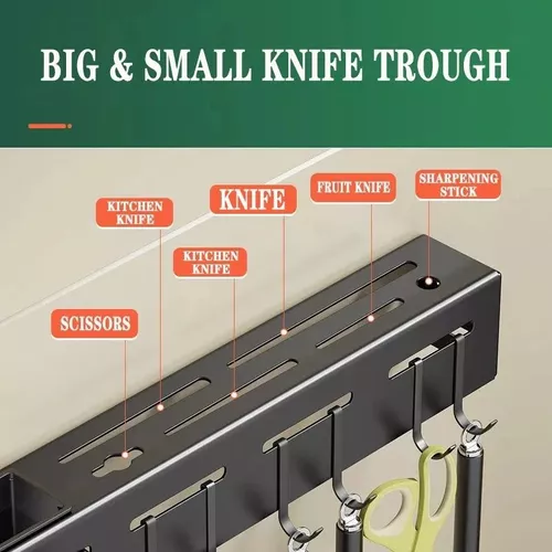 Miniatura 6 de Organizador Utensilios Cocina Pared 60cm