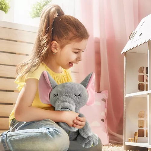 Miniatura 2 de Peluche Elefante Con Movimiento De Respi