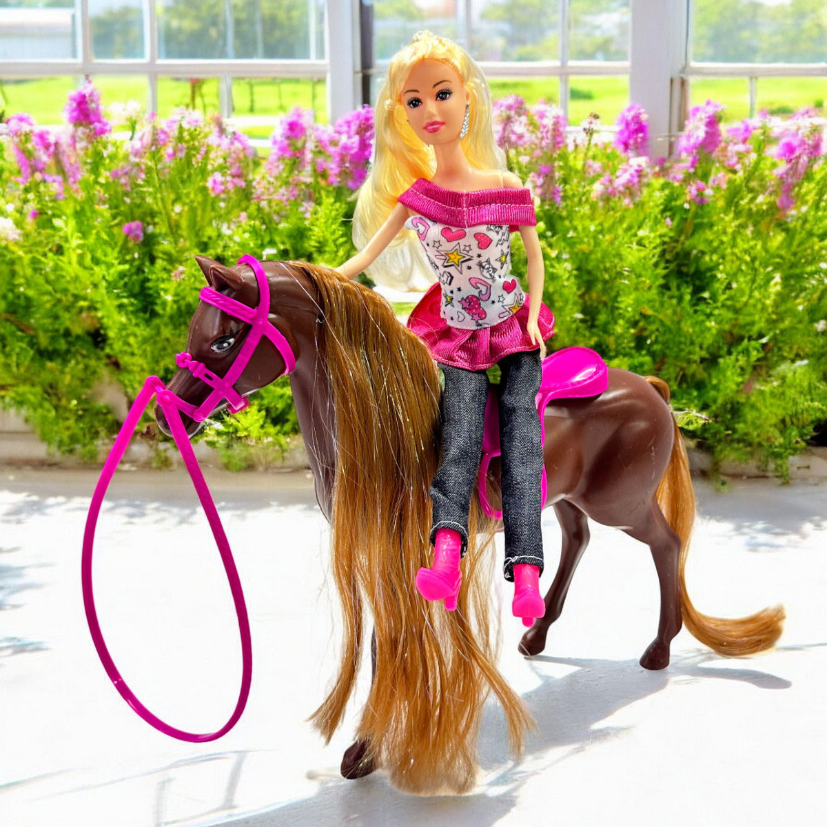 Miniatura 5 de Muñeca Tipo Barbie Jinete Juguete MB190