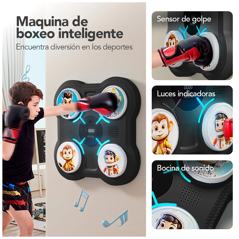 Miniatura 1 de MAQUINA DE BOXEO MUSICAL PARA NIÑOS