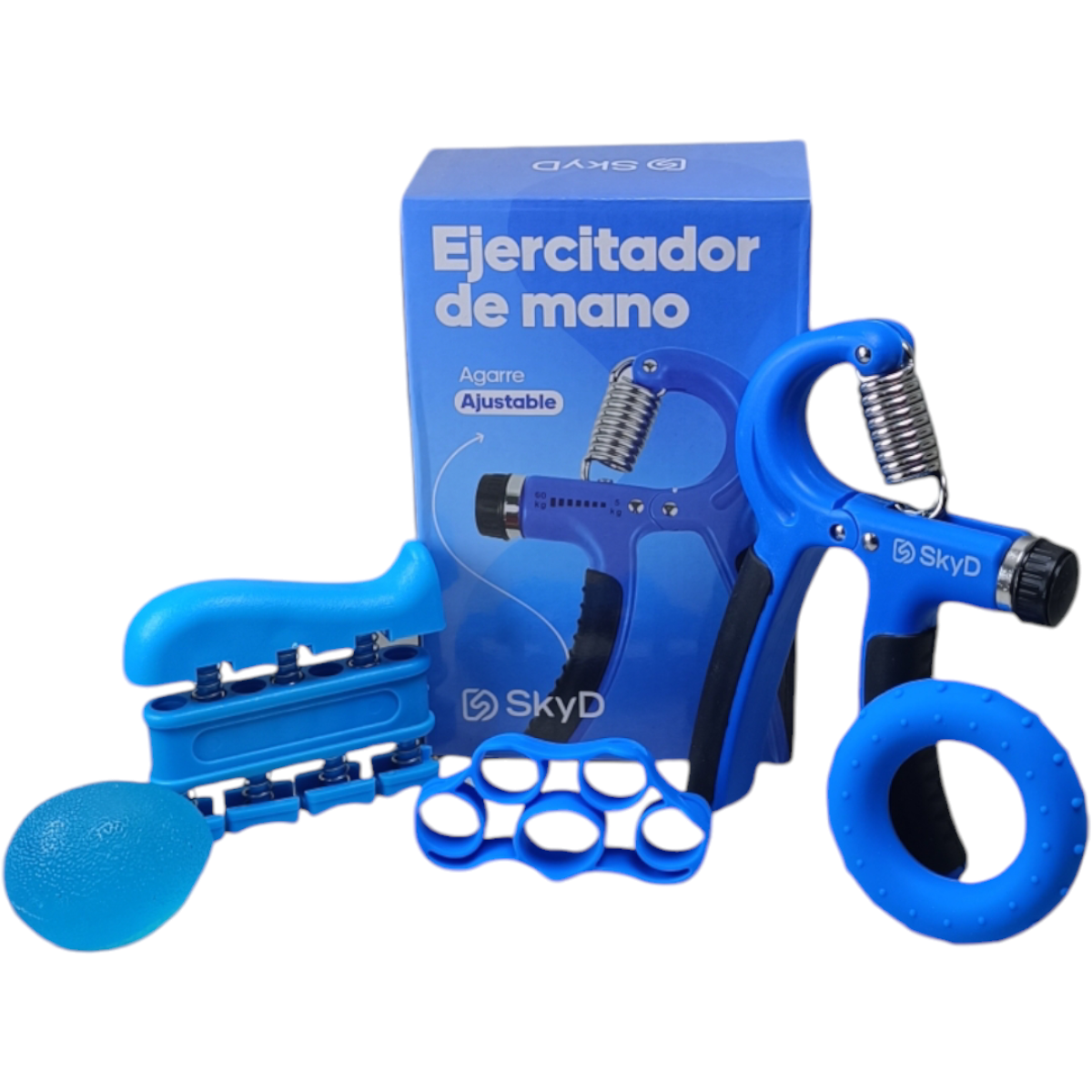 Hand Grip Ejercitador de Mano x5 Azul