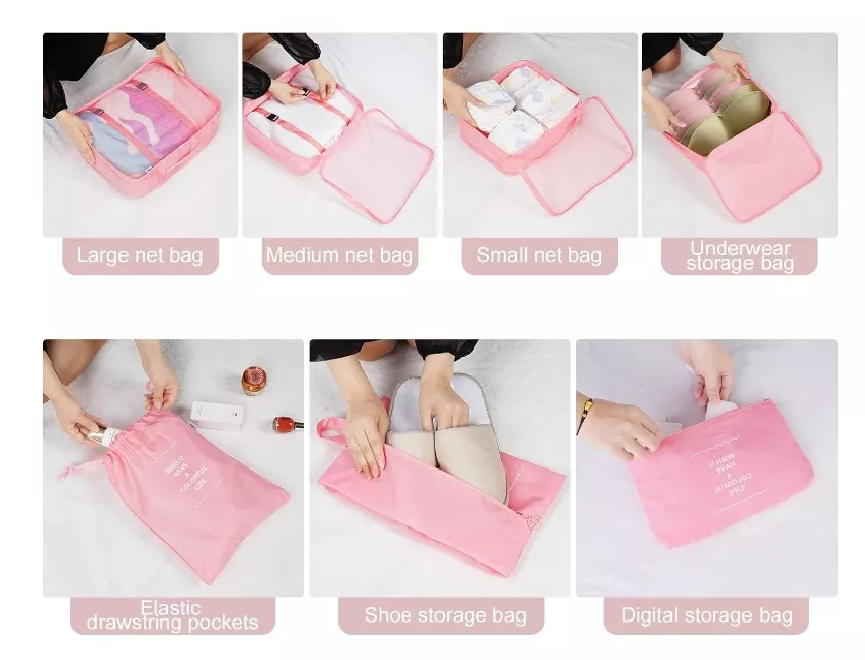 Miniatura 7 de Set Bolsas 7 piezas + 3 piezas Ropa Inte