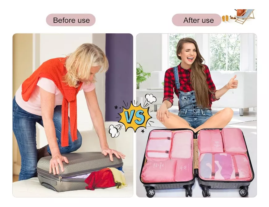 Miniatura 2 de Set Bolsas 7 piezas + 3 piezas Ropa Inte