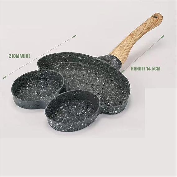 Miniatura 3 de Sartén 3 Puestos Antiadherente