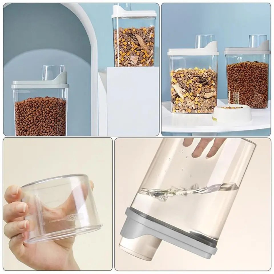 Contenedor Para Perro De Almacenamiento Alimentos