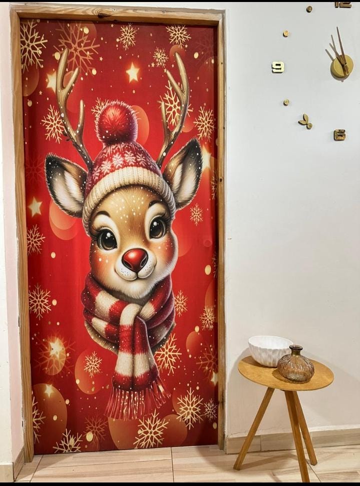 Miniatura 7 de FORRO PARA PUERTA DISEÑO NAVIDAD