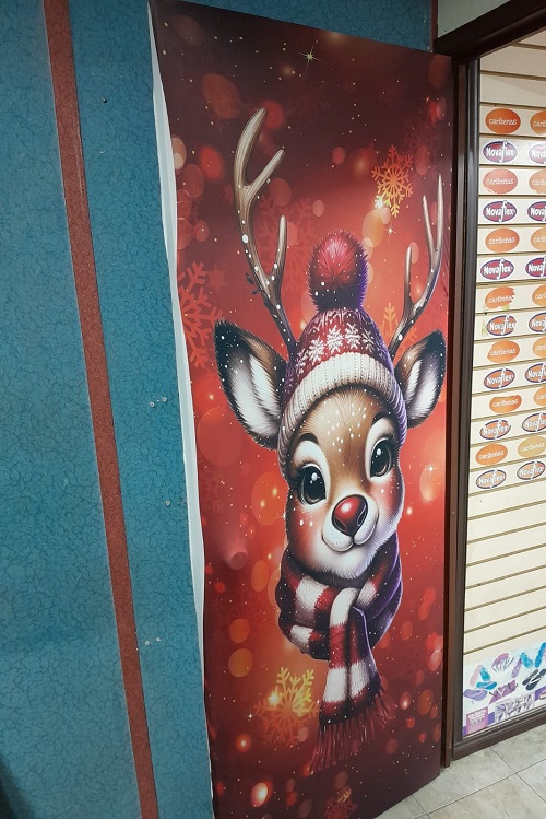 Miniatura 5 de FORRO PARA PUERTA DISEÑO NAVIDAD