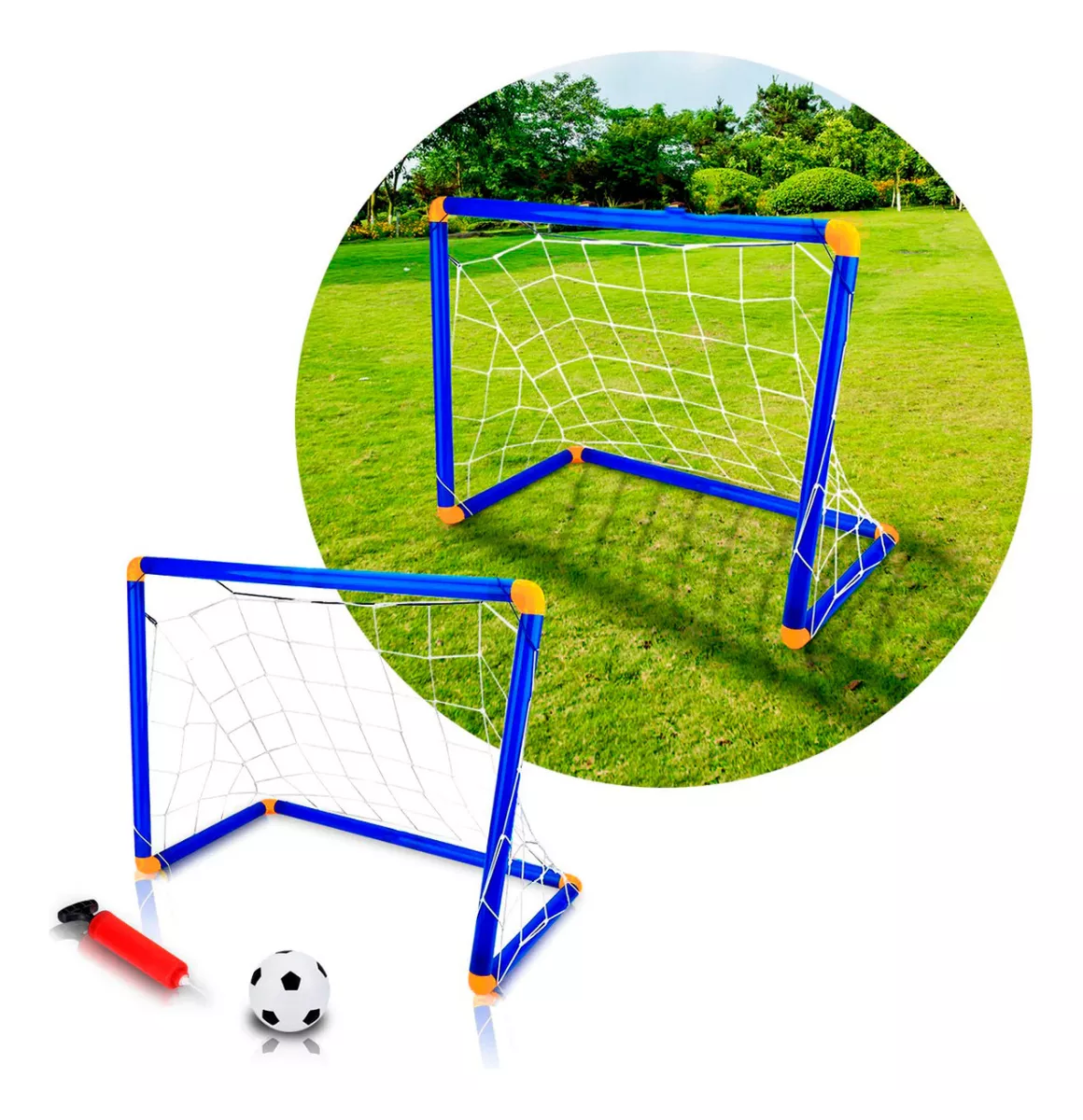 SET DE CANCHAS FUTBOL 2 ARCOS disponible en Yaxa Colombia
