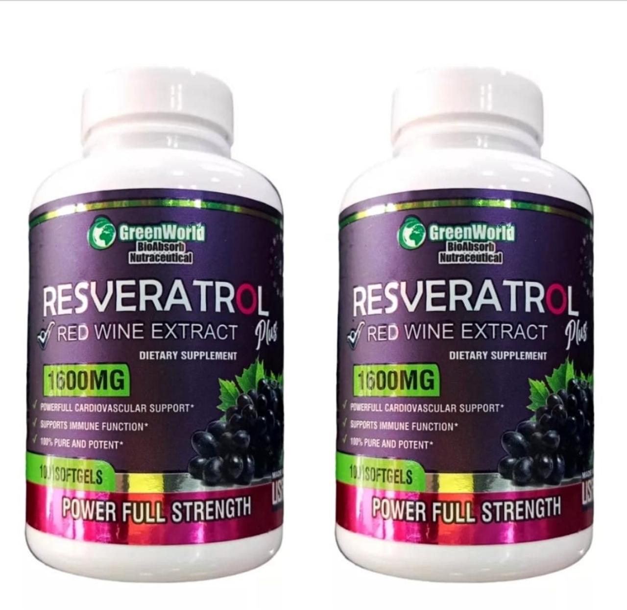 Resveratrol Green Worl combo x 2UND