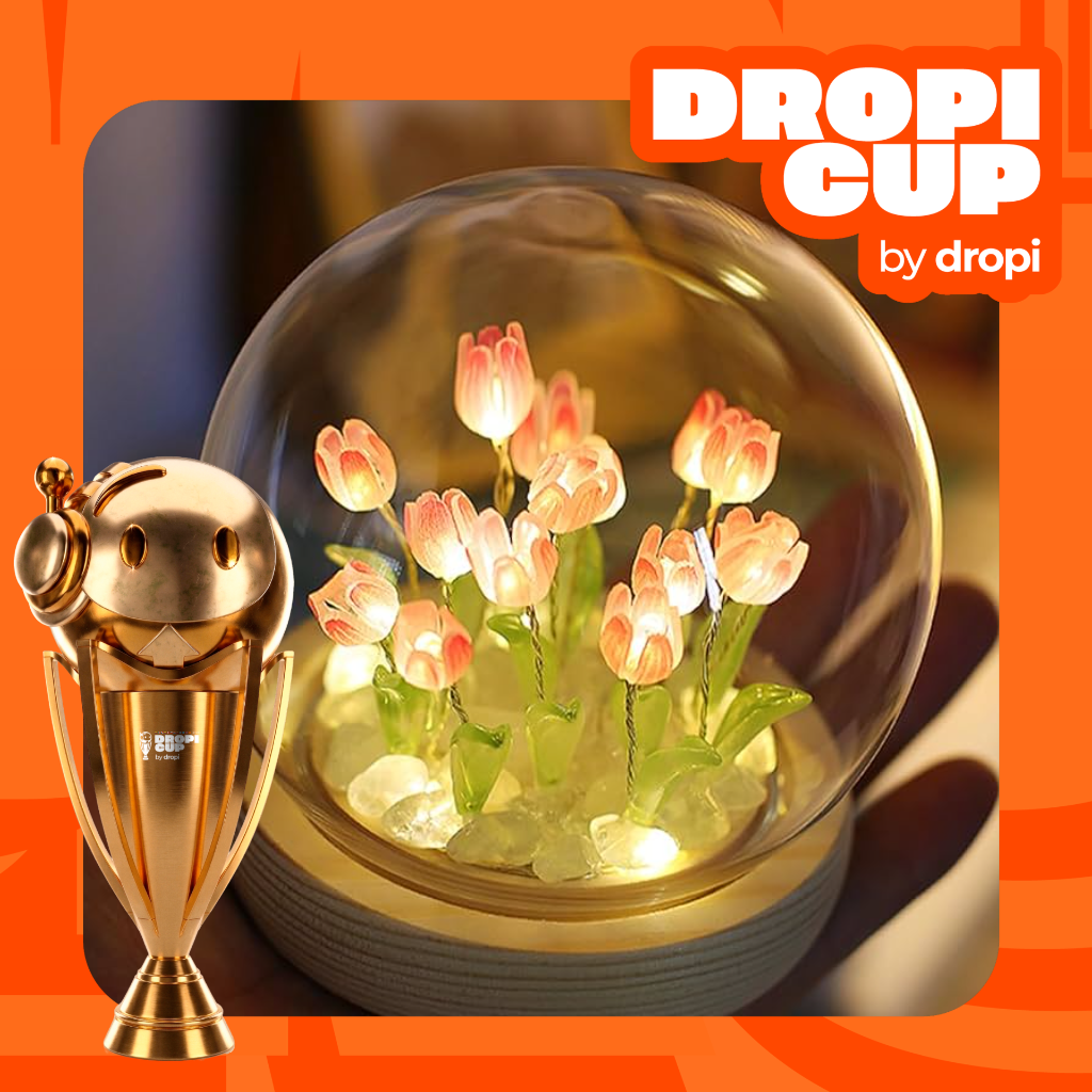 Lampara esfera Tulipan Dropi Cup