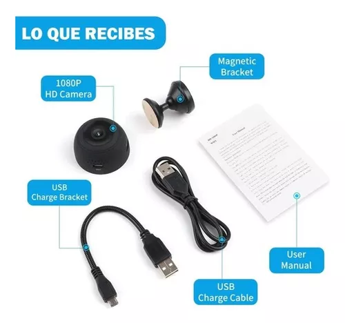 Miniatura 2 de PACK X2 UNDS MINI CAMARA ESPIA FULL HD