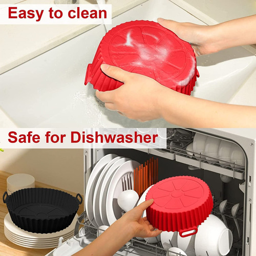 Canastilla Silicona Olla Freidora - COLOR: GRIS