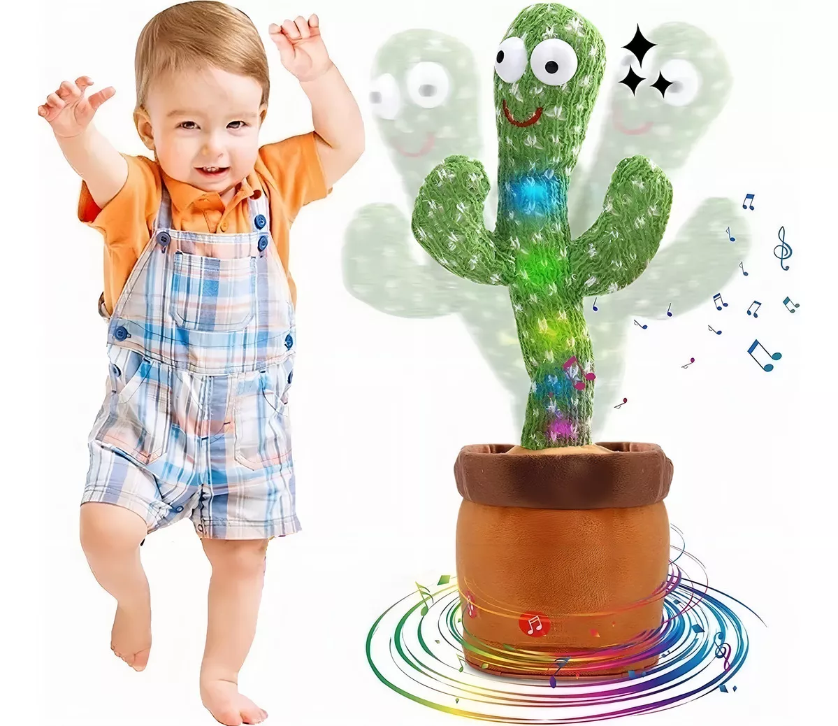 Cactus Bailarín Imita Voz Juguete