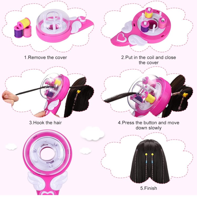 Miniatura 4 de Trenzadora Automático Cabello para Niñas