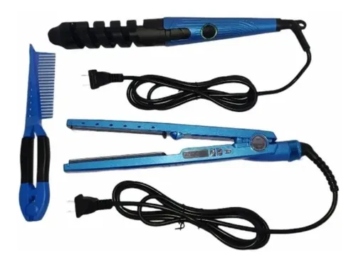 Combo Plancha De Cabello Nano Titanium