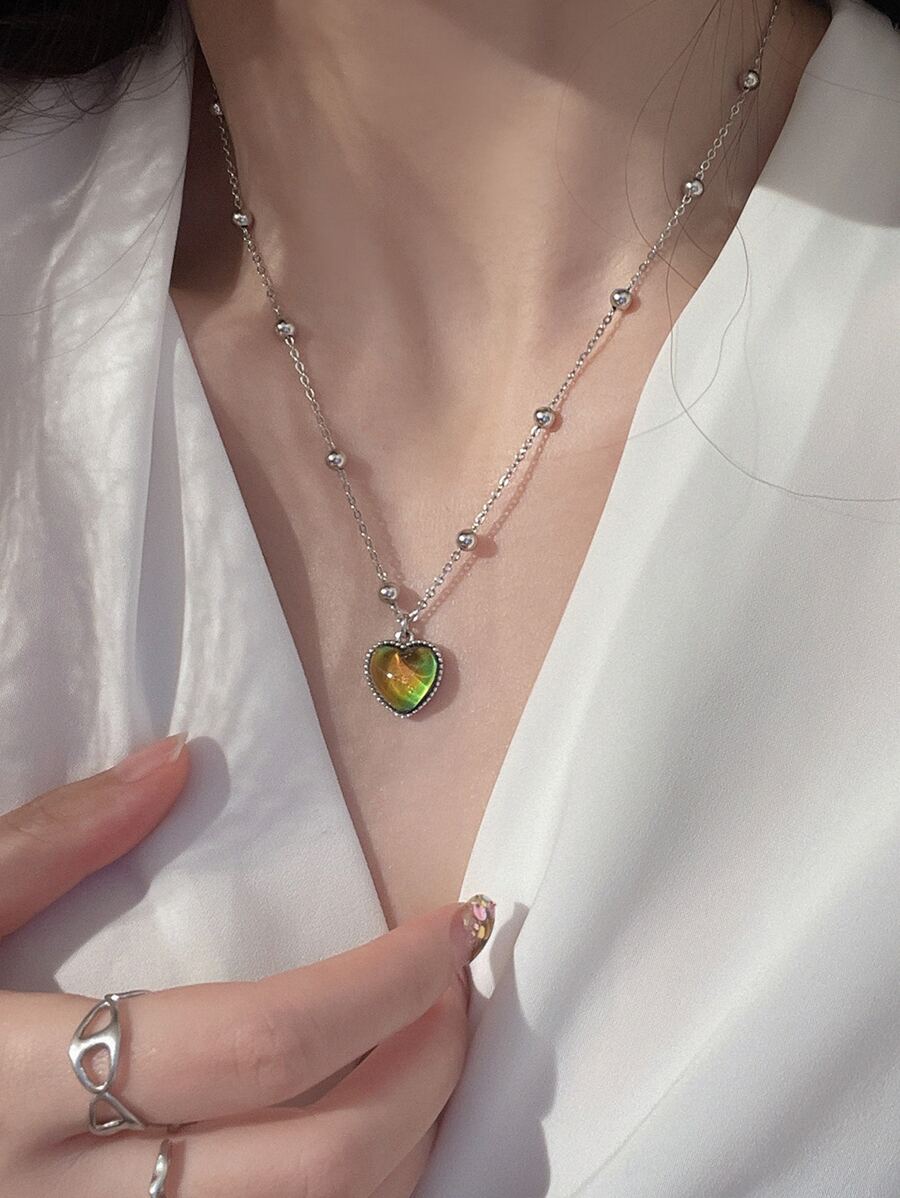 Miniatura 4 de Collar Corazon Emociones + CAJAREGALO SP