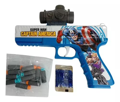 PISTOLA LANZA DARDOS E HIDROGEL SUPER HE ESTILOS