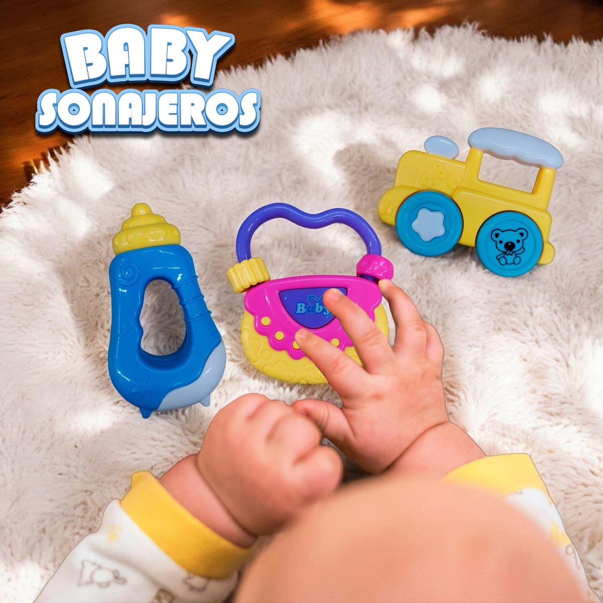 Miniatura 4 de Sonajeros Para Bebes x3 Juguete 551-2