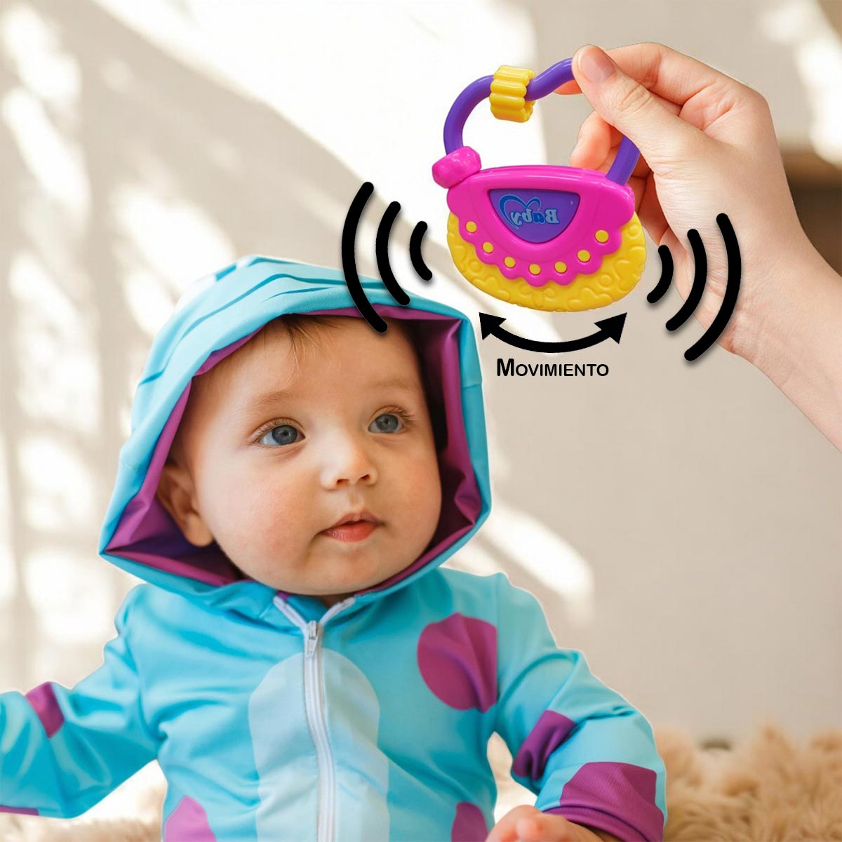 Miniatura 3 de Sonajeros Para Bebes x3 Juguete 551-2