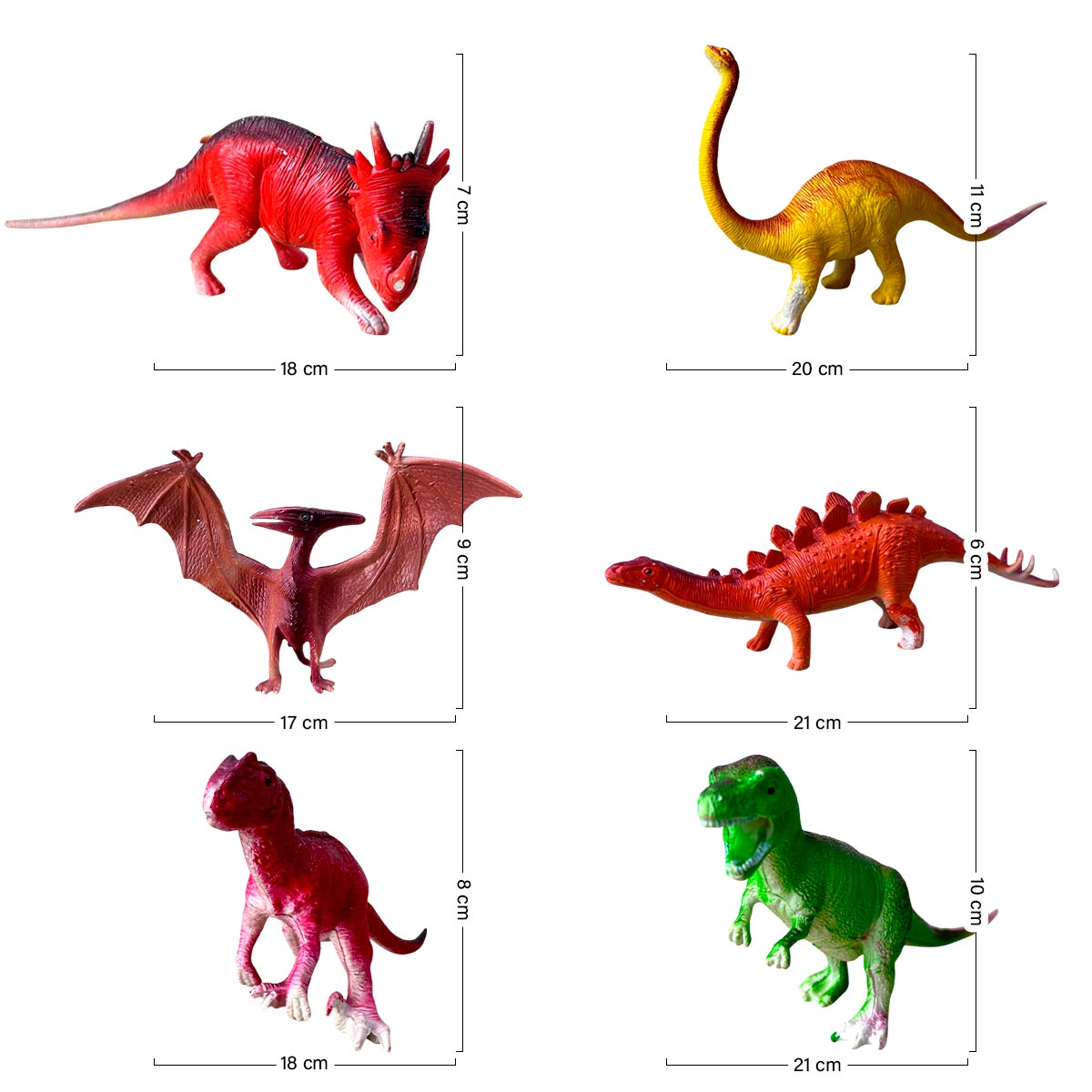 Miniatura 4 de Dinosaurios de Juguete x6 Niños 2887-2