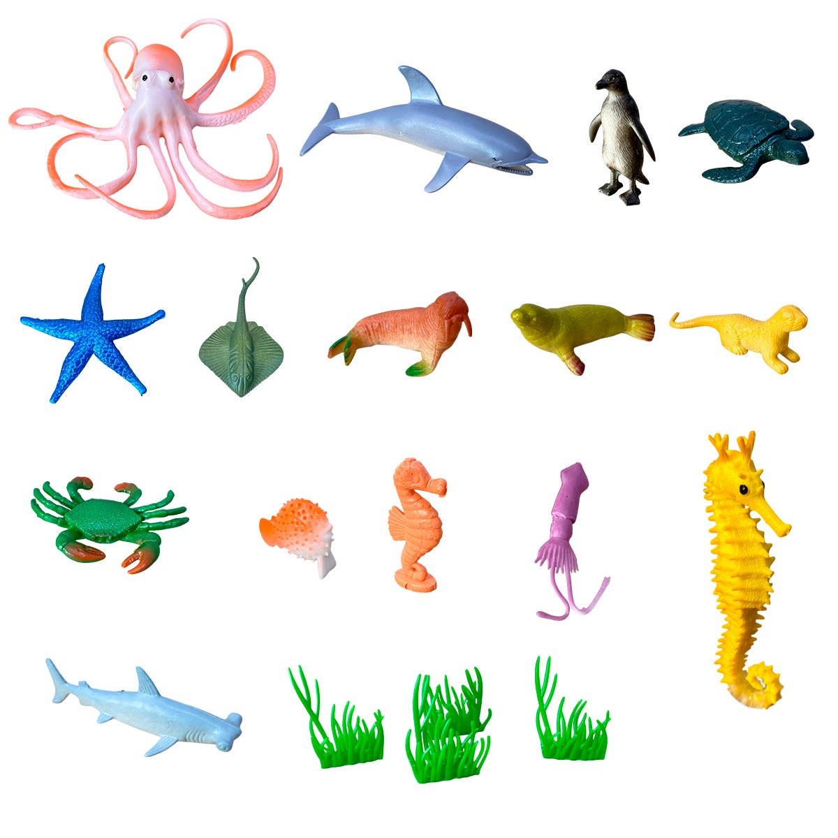 Miniatura 3 de Animales Acuaticos x19 de Juguete 2887-9