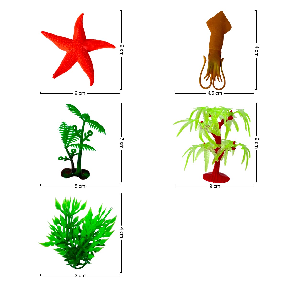 Miniatura 3 de Animales Acuaticos de Juguete x11 2887-8