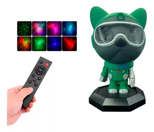 PROYECTOR PERRO ASTRONAUTA NEBULOSAS VER