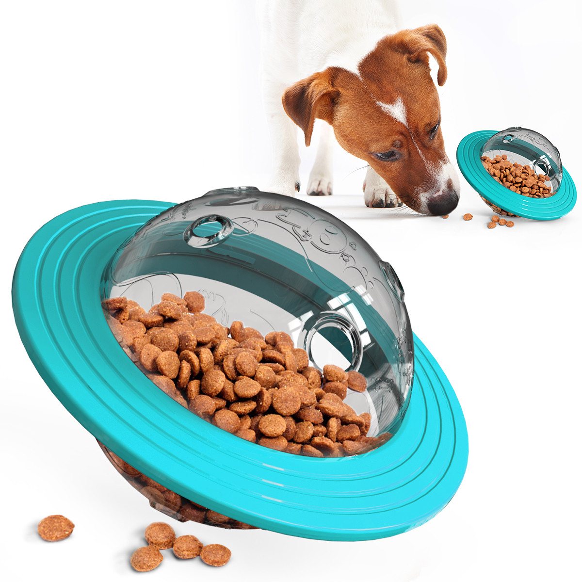 Dispensador De Alimentos Perro Frisbe 3