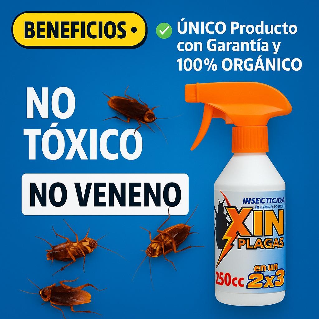 INSECTICIDA ORGANICO XIN PLAGAS  X 250cc