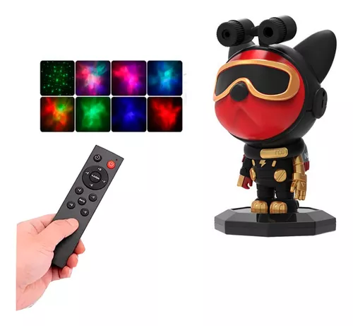 Proyector Perro Astronauta Nebulosas Roj