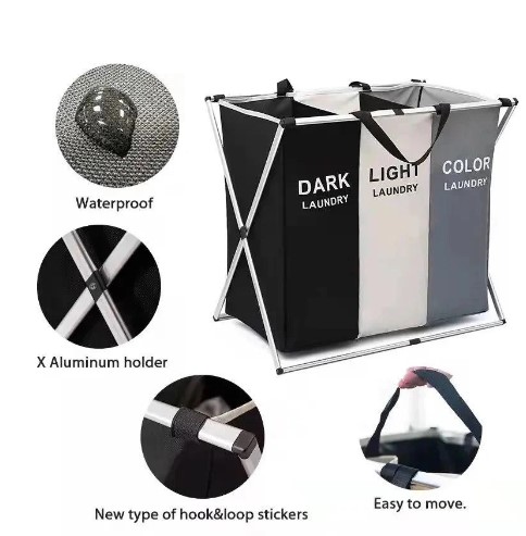 Cesta De Almacenamiento Con Triple Divis