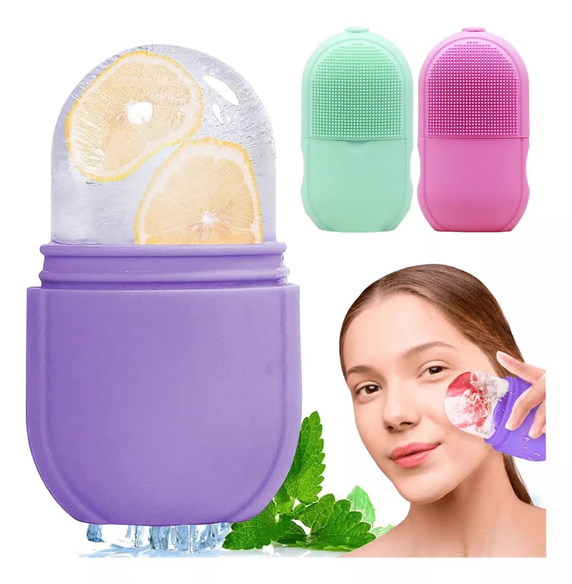 Miniatura 1 de Molde Facial Silicona Hielo