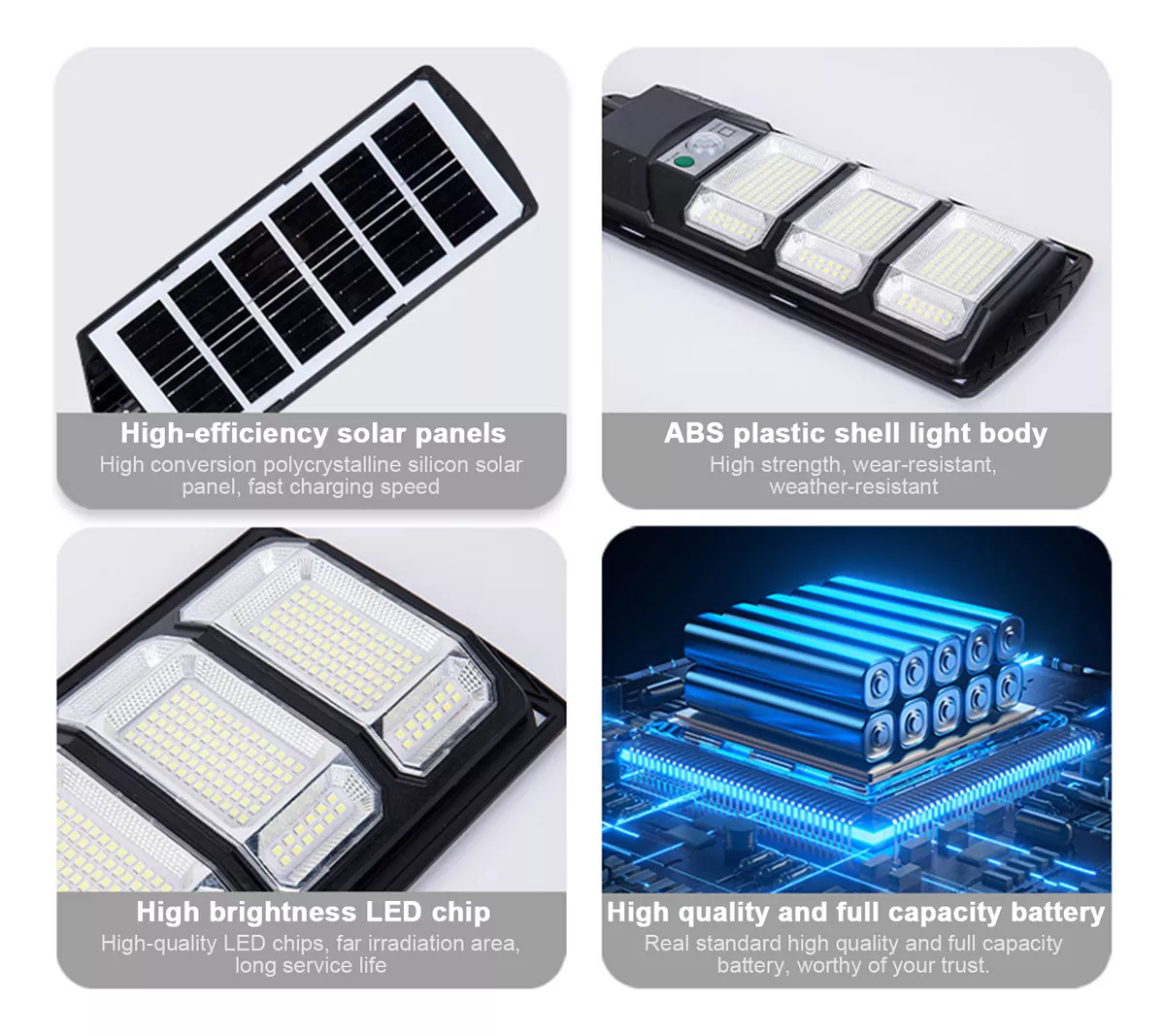 LAMPARA LED SOLAR CON SENSOR 3 LED