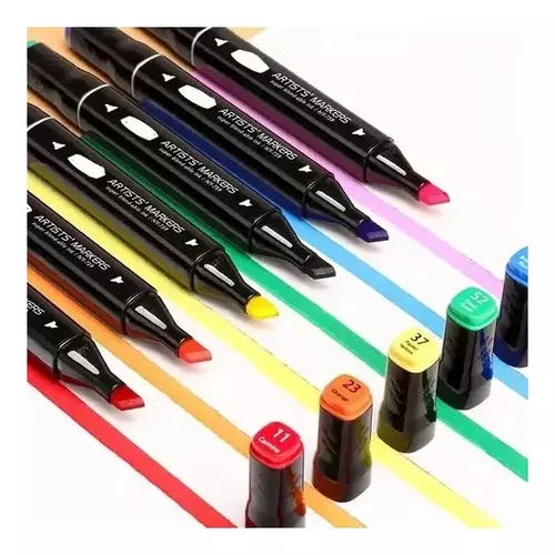 Marcadores Doble Punta  80 PCS