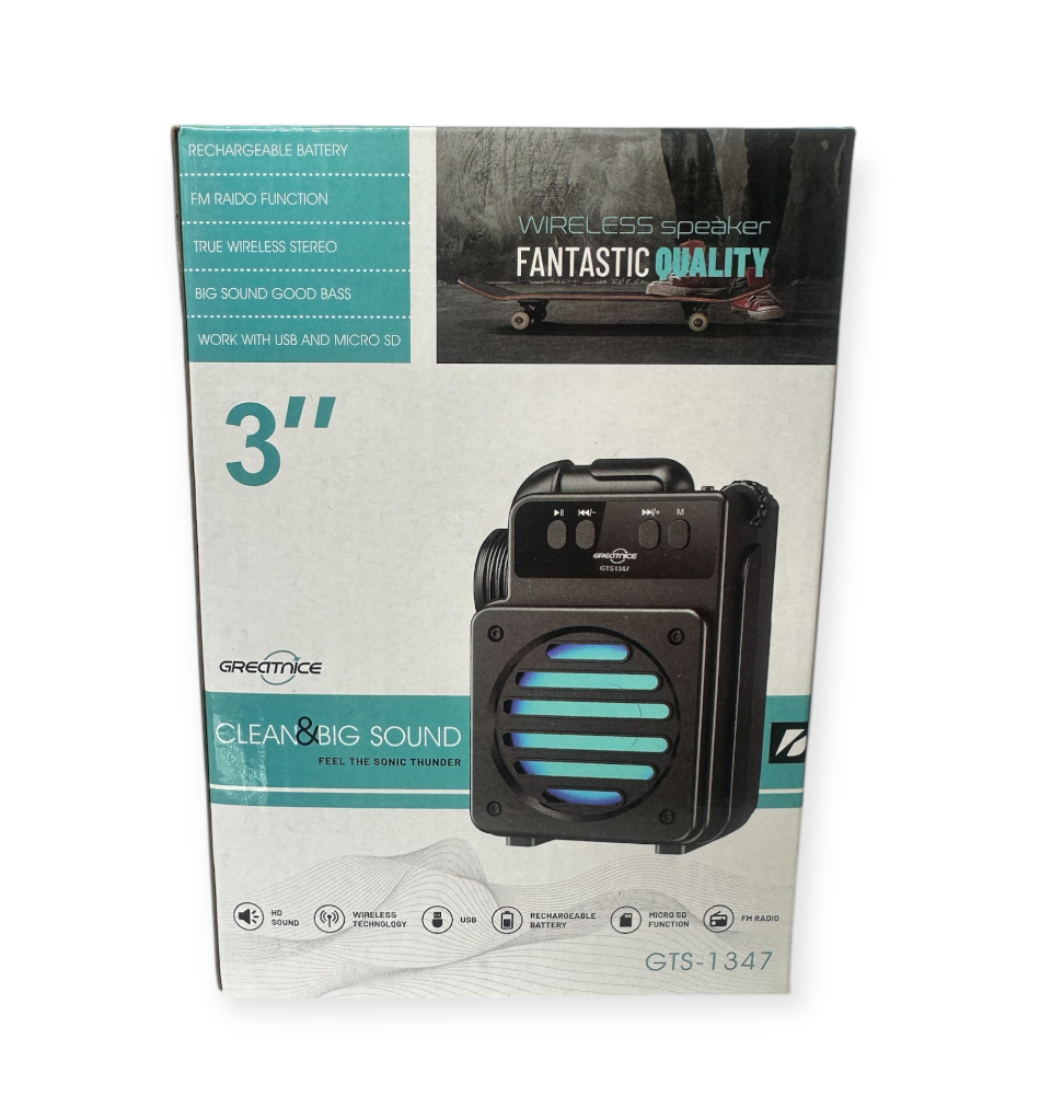 PARLANTE WIRELESS SPEAKER GTS 3"