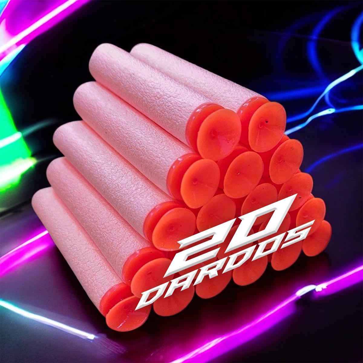 Miniatura 2 de Dardos X20 Espuma Repuesto Pistola 08004