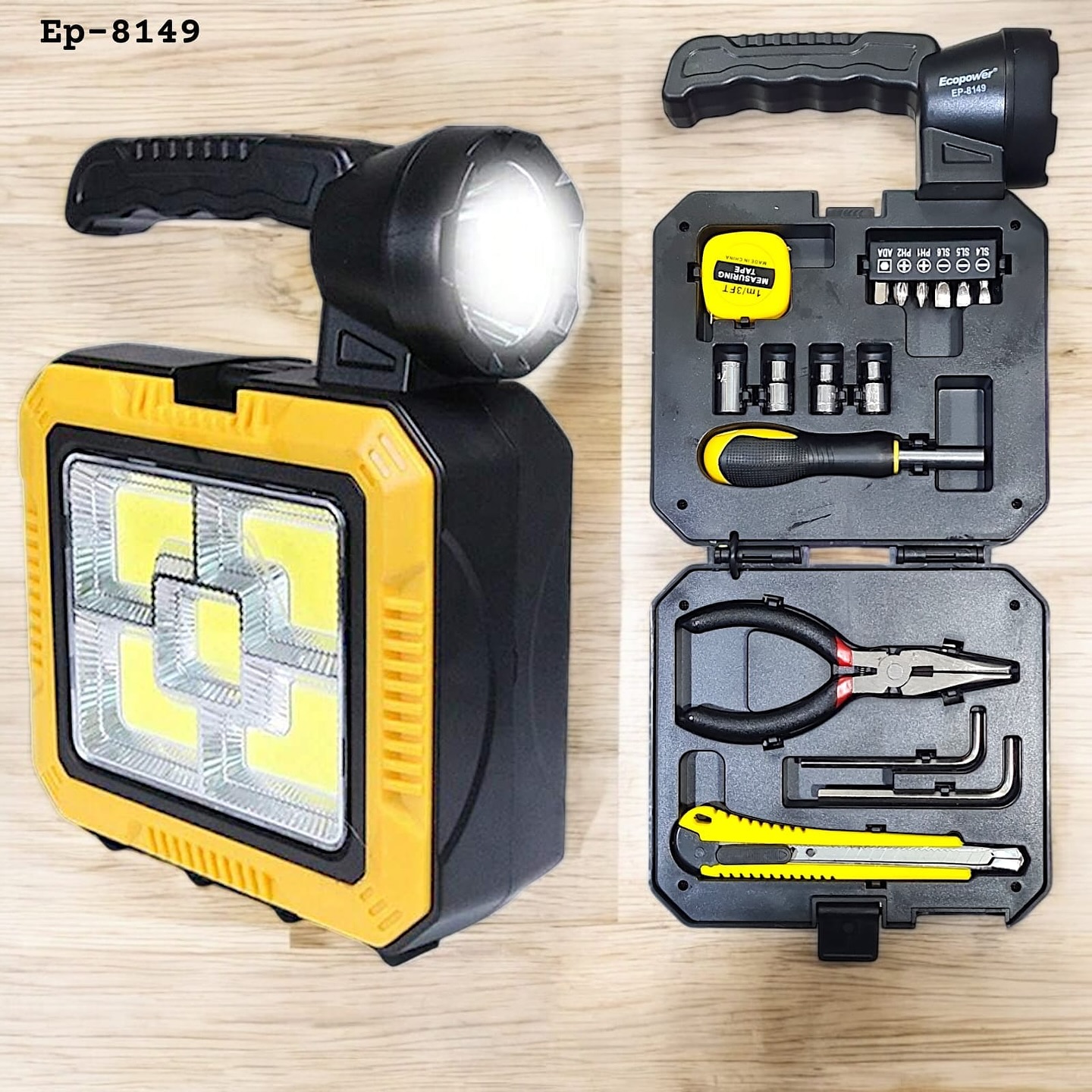 Miniatura 2 de LINTERNA CON SET DE HERRAMIENTAS