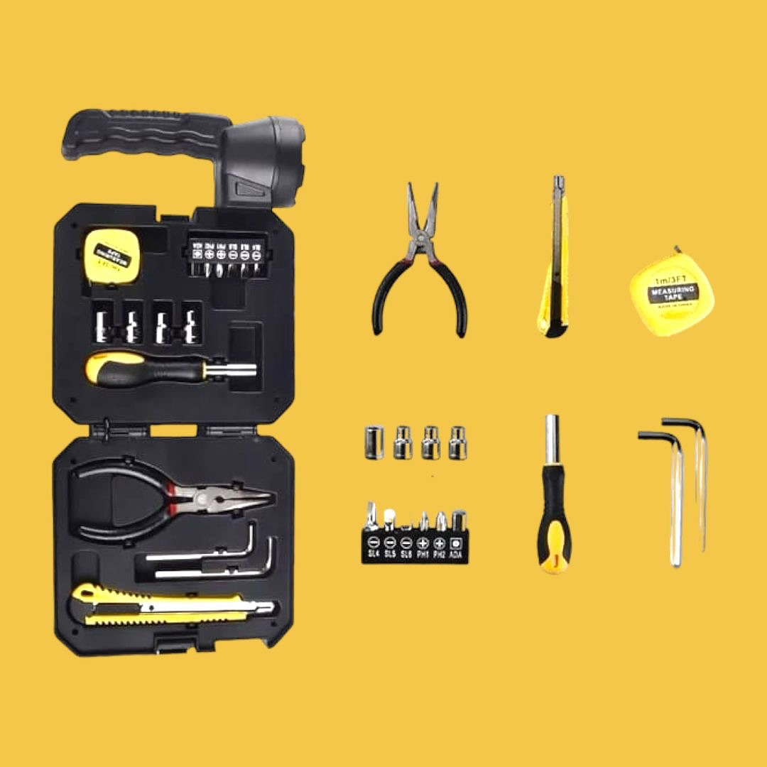 LINTERNA CON SET DE HERRAMIENTAS