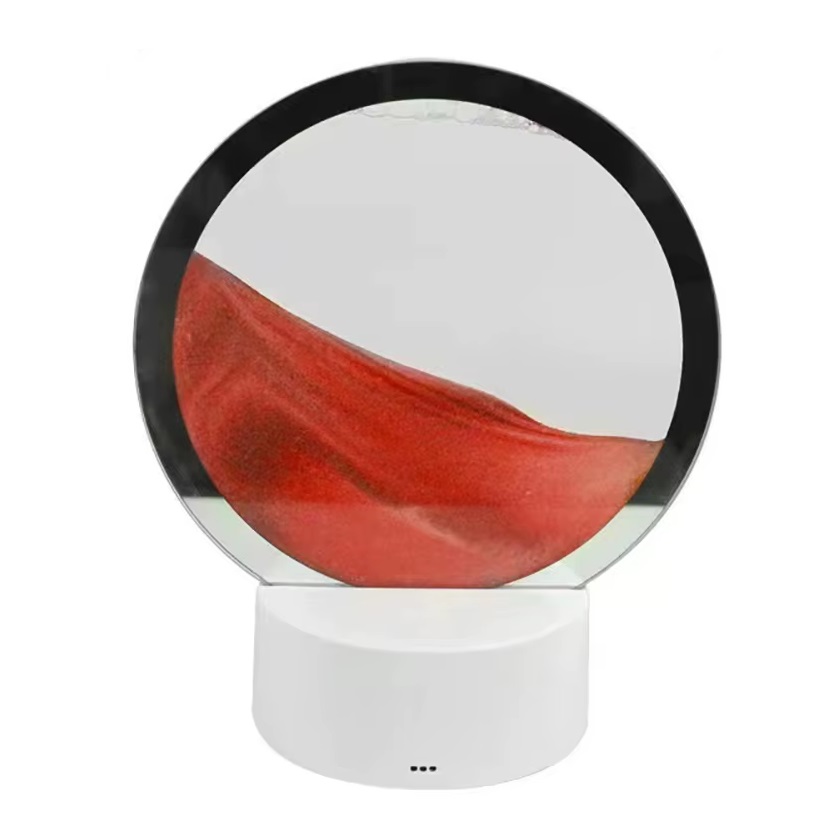 Vista 5 de Lámpara 3D efecto reloj arena RGB