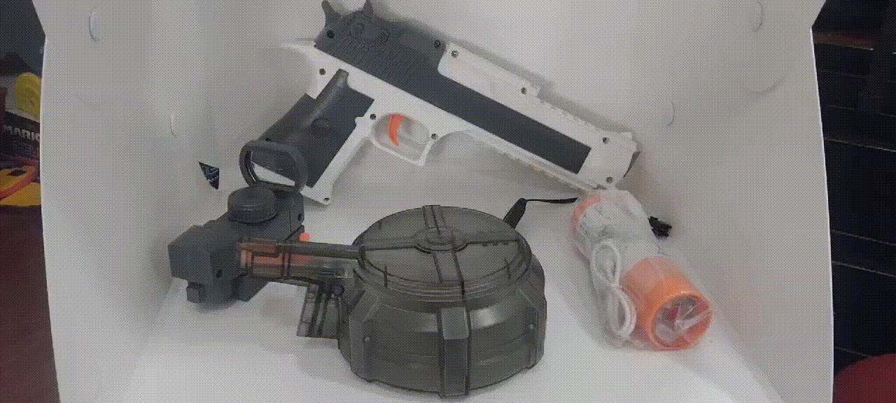 PISTOLA DE AGUA CON SILENCIADOR